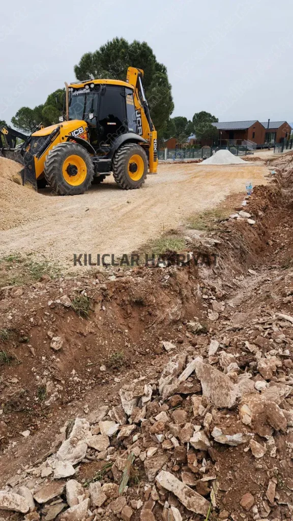 izmir hafriyat bina kat yikim dolgu tesfiye bahce duzenleme kazi isleri altyapi calismalari jcb kiralama kiliclar hafriyat 32